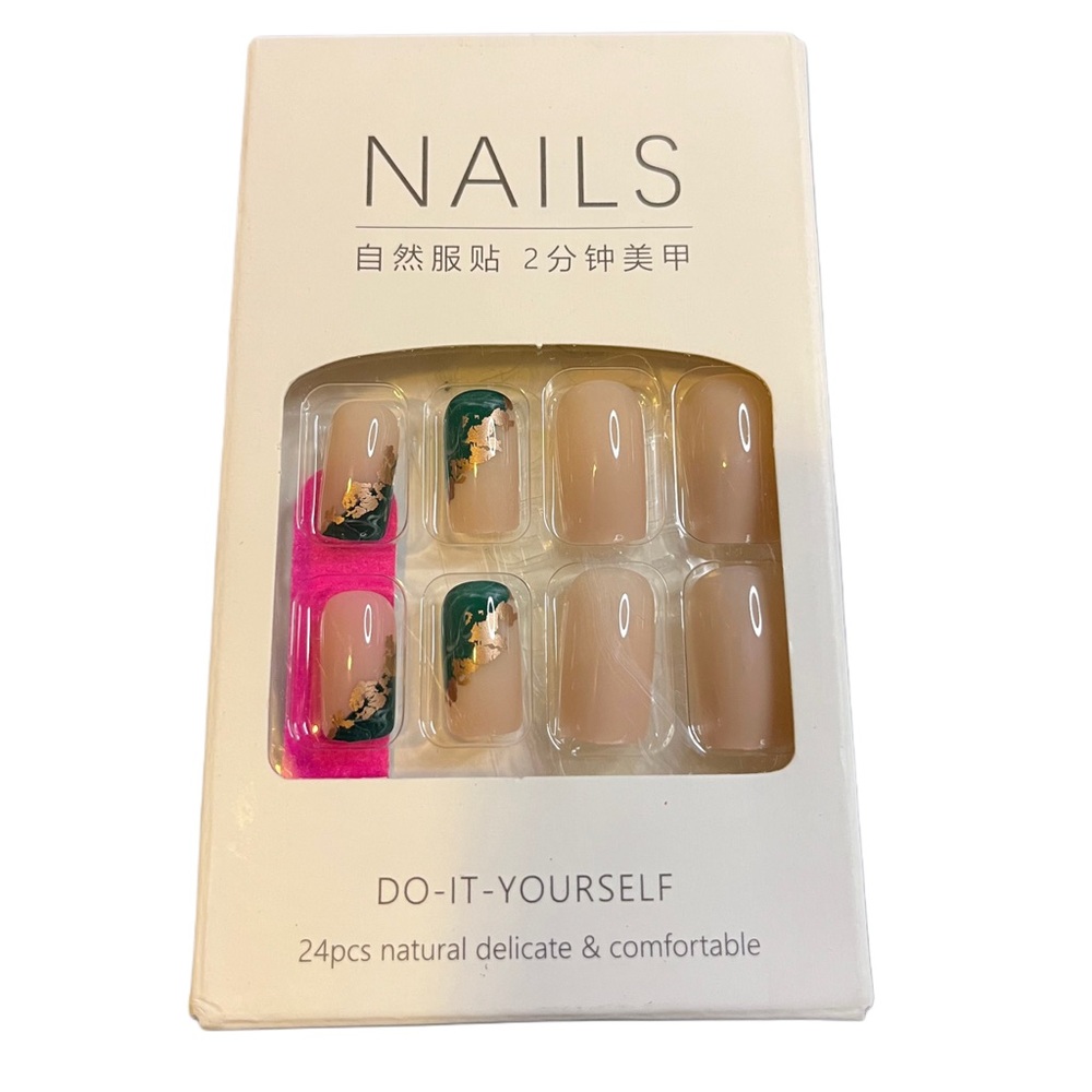 DIY Nail Set with Floral Design (5 for $20)